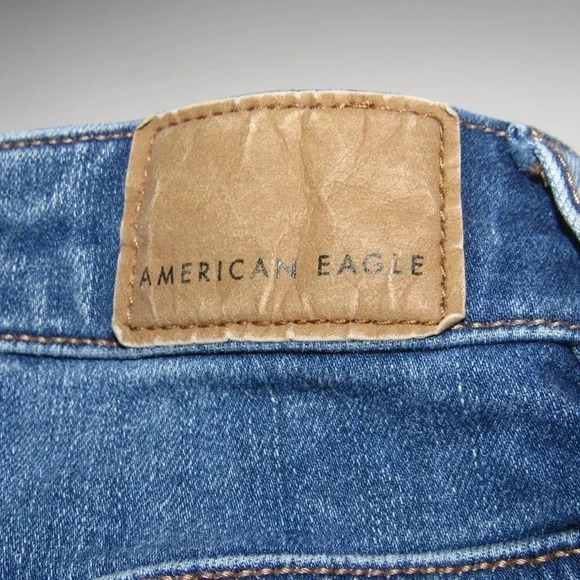 AMERICAN EAGLE Super Hi-Rise Jegging 360 Next Level Stretch Jeans Size 4 Short - Picture 8 of 8